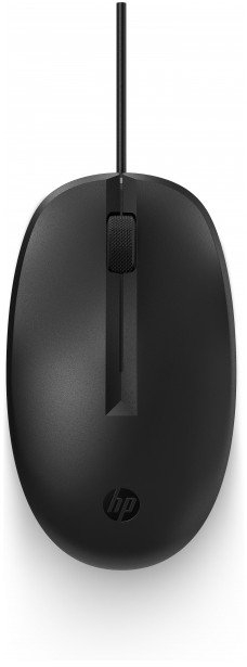 Mouse HP 125, USB, me kabllo, 120 copë, i zi
