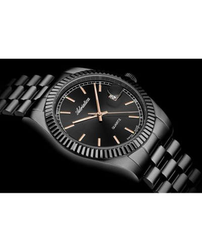 Orë dore për meshkuj adriatica, swiss made A1090.S1R7Q