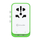 Adaptor udhëtimi GlocalMe Roamplug, hotspot Wi‑Fi 4G LTE, 70W, i bardhë me jeshile