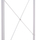 Paradhomë sonama + metal 60×40×155 cm (HM2409.02), bardhë