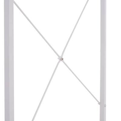 Paradhomë sonama + metal 60×40×155 cm (HM2409.02), bardhë