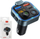 Transmetues FM për makinë Ecobox P5, Bluetooth 5.3, 2xUSB Type-C 20W, i zi