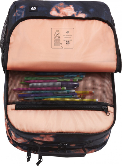 Ранец HP Campus Tie Dye XL 7K0E3AA, за лаптоп 16\", отпорен на дожд, повеќебоен