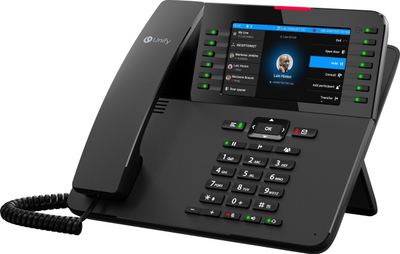 Telefon fiks Unify OpenScape Desk Phone CP710, profesional për zyrë, ekran i ndritshëm