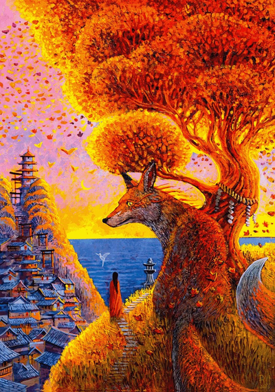 Puzzle Good Loot Imagination, 1000 copë, ilustrim Roch Urbaniak, shumëngjyrësh