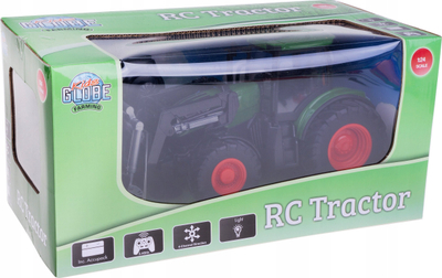 Traktor lodër me telekomandë Kids Globe Bull Dog, 2.4 GHz, 27 cm, jeshil
