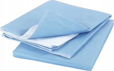 Mbrojtës dysheku Maximex Super Absorbent, me krahë, set 2 copë, blu e bardhë