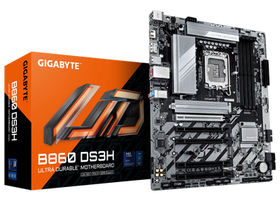 Pllakë amë GIGABYTE B860 DS3H, ATX, DDR5, 2.5 GbE LAN