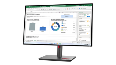 Monitor Lenovo ThinkVision P27h-30, 27", QHD, IPS, i zi