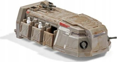 Lodër mjet transportues Star Wars Micro Galaxy Squadron Imperial Troop Transport, rreth 15 cm, me 2 figura Stormtrooper, shumëngjyrëshe