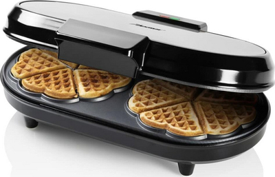 Toster për waffle Bestron, i argjendtë