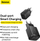 Karikues Baseus, 2xUSB-A, 10.5W, i zi