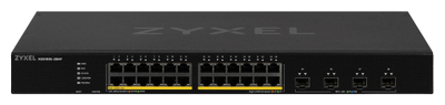 Switch rrjeti Zyxel XGS1935-28HP, 28 porta Gigabit, 4 uplink 10GbE, gri