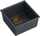 Lavaman kuzhine Quadron DAVID 40 GraniteQ, montim nën banak, black diamond me elemente bakri