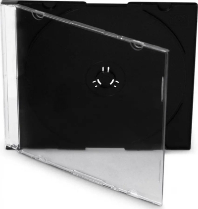Kuti disku COVER IT Slim Box, 5.2mm, 10 copë, e zezë