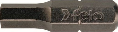Bit gjashtëkëndor Felo 5.0 mm, 25 mm, gri