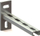 Konsolë murale Niczuk SS C2.0, 416mm, çelik i galvanizuar, gri