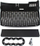 Grillë MTuning për Audi A4 B7, RS Style, 2004–2008, argjend e zezë