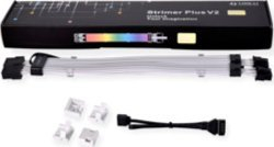 Kabllo zgjeruese GPU Lian Li Strimer Plus 8pin V2, ARGB, 8 mm, e bardhë
