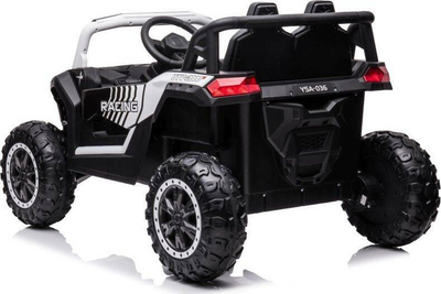 Makina elektrike për kalamaj Lean Cars YSA036 4x4, bateri 12V, me pult për prindërit, e bardhë