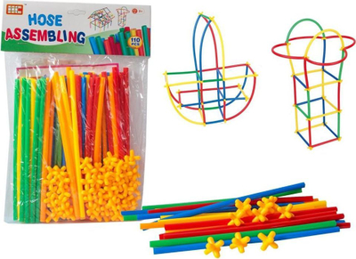 Set blloqe dhe shkopinj Askato, 110 elemente, shumëngjyrëshe