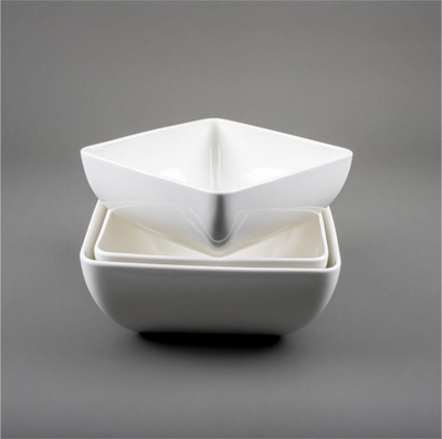 Enë sallate porcelani VERLO Buffet K3, 3L, 23cm, e bardhë