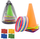 Set sportiv për lojëra arcade, 29 pjesë, rrathë kone qese, shumëngjyrësh