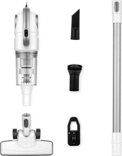 Fshesë elektrike në këmbë Midea 150W, 18KPa, 450 ml, e bardhë