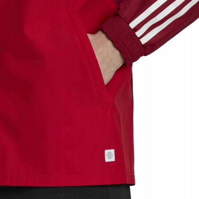 Xhaket sportiv Adidas Tiro 23 Competition All Weather për burra, i papërshkueshëm nga uji, i kuq