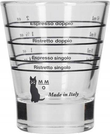 Чаша за еспресо Motta 16700141200, 60 ml, проѕирно стакло