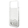 Kapak telefoni Guess Liquid Glitter Charms GUHCP17XGLHFLSI, për iPhone 17 Pro Max, transparent me shkëlqim, ngjyrë argjendi