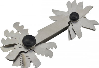 Matës hapi fileto AWTools AW20281, 0.25-6 mm, 24 fleta, metalik