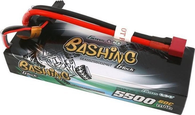 Bateri LiPo Gens Ace Bashing 2S, 7.4V 5500mAh, 60C, e zezë