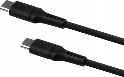 Kabllo USB‑C në USB‑C FIXED, 0.5m, 60W PD, e zezë