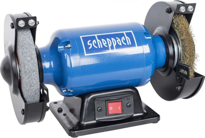 Makinë bluarëse Scheppach SM150LB, 400W, me dritë LED, gri