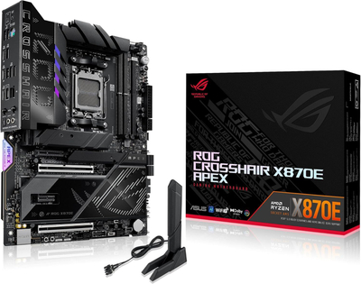 Pllakë amë ASUS ROG Crosshair X870E Apex, AMD X870E, Socket AM5, ATX