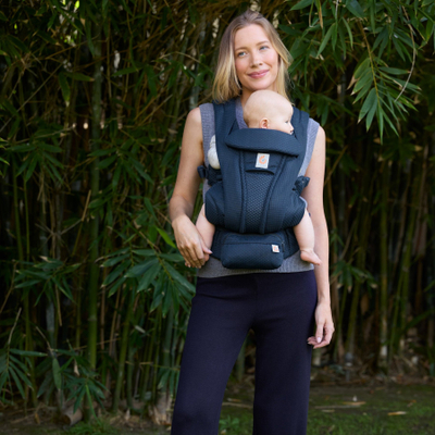 Nosilkë bebe Ergobaby Omni Deluxe Mesh, ergonomike, Midnight Blue
