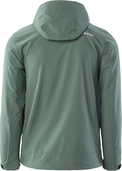 Xhaketë softshell Hi-Tec Nils, për meshkuj, e papërshkueshme nga uji, madhësia L, jeshile e errët