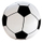 Top futbolli Milano Inflatable Football, PVC, 25 cm, bardh e zi
