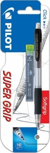 Laps mekanik Pilot Super Grip, 0.7 mm, me mina rezerve, i zi