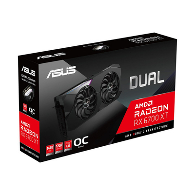 Kartelë grafike Asus RX Radeon 6700 XT Dual, 12GB GDDR6
