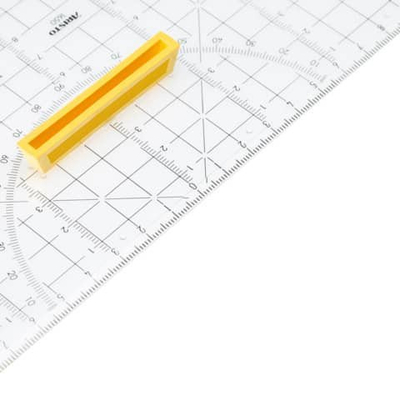 Геометриски сет ARISTO TZ Geosaver 1650/4, триаголник 25 cm, 10 парчиња, проѕирен