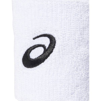 Dorezë djersë Asics Wrist Band, pëlhurë përthithëse, uniseks, e zezë