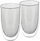 Set gotash termosi për kafe, 2 copa, 460 ml, transparente