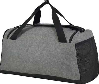 Çantë sportive PUMA Challenger Duffel, me zinxhir, me rrip shpatulle, gri