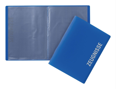 Dosje dokumentesh PAGNA Report Cover, A4, polipropilen, blu