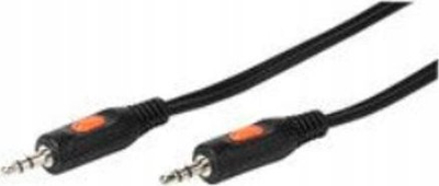 Kabllo audio Vivanco, jack 3.5mm me 3.5mm, 1.5m, e zezë