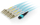 Kabllo optike Equip MTP MTP Trunk OM4, 10m, turkeze