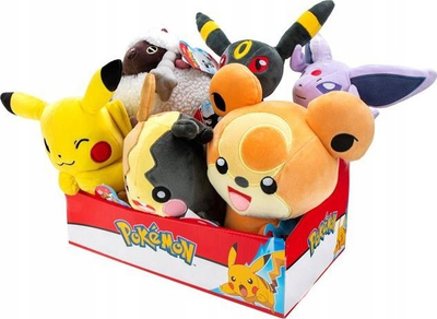 Lodër pelushi Pokémon Wave, 8\", 20 cm, me plot ngjyra