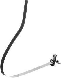 Mbajtëse teli Dehn 200029, për tel 6–8 mm, për tuba 50–120 mm, gri